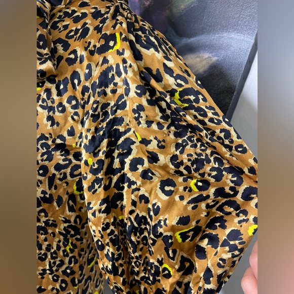 Hunter Bell womens leopard print tunic dress 100% silk size Xs luxury designer - Picture 5 of 12